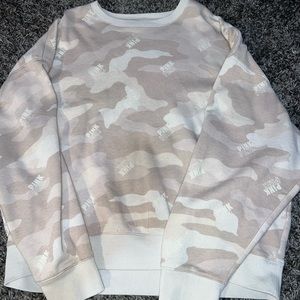 PINK nude cami crew neck